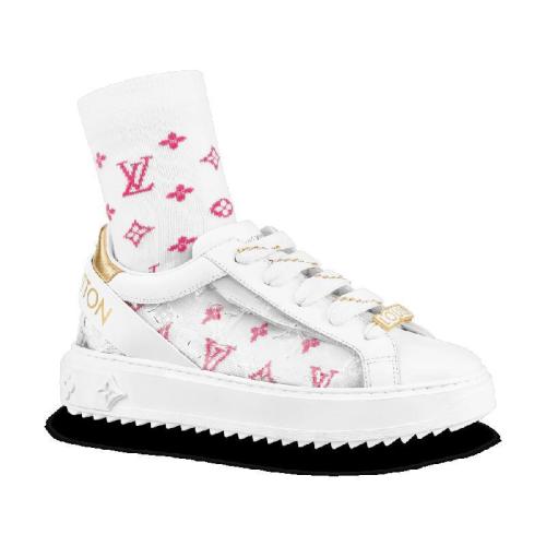  LV路易威登 22年秋冬 女士 休閑運動鞋 Time Out Sneaker 1A9PZK 1A9PZM 1A9PZN 1A9PZO 1A9PZP 預定商品2-6周發貨