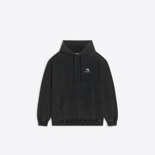  BALENCIAGA巴黎世家 22年秋冬 男士 衛衣 Sponsor B 中等剪裁 Hoodie 連帽衫 600583TLVA11070 預定商品1-3周發貨