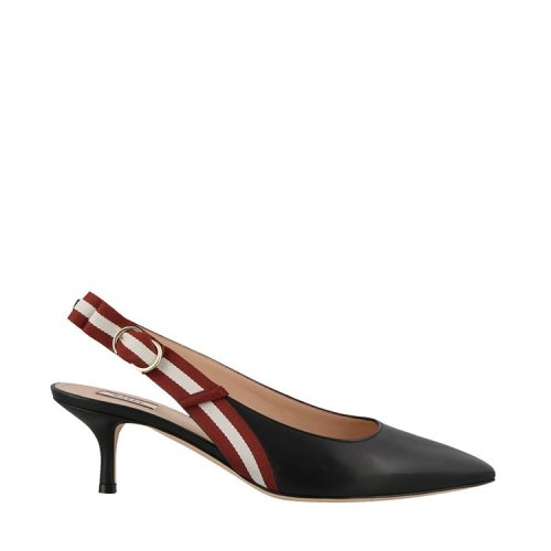BALLY/巴利 19年春夏 尖頭 女性 黑色 中跟涼鞋 ALICE 55 00  -6225859 0100