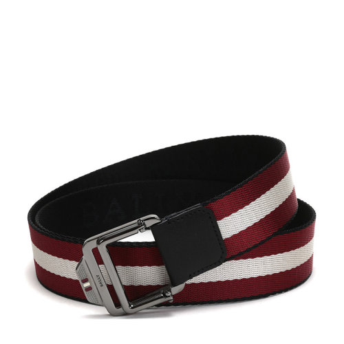BALLY/巴利 男士織物雙環扣式腰帶 CONNOR 35 M