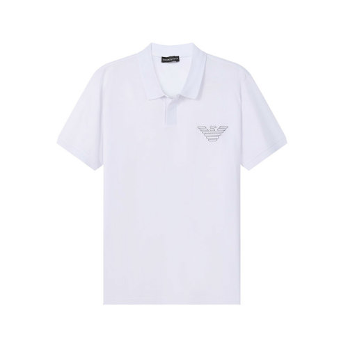 Emporio Armani/安普里奧阿瑪尼 【22春夏新款】 男士棉質短袖POLO衫鷹標圖案 211854 2R472