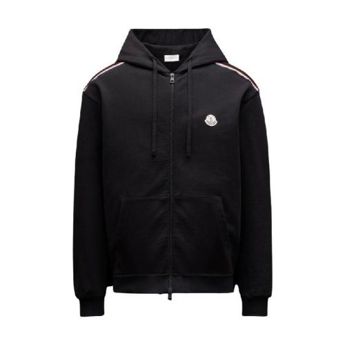  MONCLER蒙可蒙克萊 22年秋冬 男士 衛衣 Tricolour Accent Zip-Up Hoodie H10918G00047809LA99