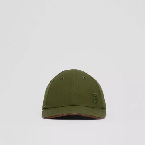  BURBERRY 22年秋冬 男士 專屬標識裝飾輕薄嘎巴甸棒球帽 80653491