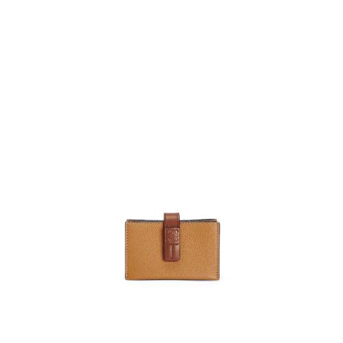  LOEWE羅意威 22年秋冬 女士 錢包 柔軟粒面牛皮革風琴褶卡包 C660O34X01-3639 預定商品1-3周發貨