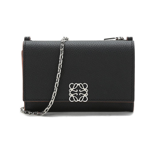 LOEWE/羅意威 女士牛皮革Anagram單肩斜挎包鏈條包錢包卡包 C821374X05