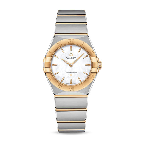 OMEGA/歐米茄 星座系列 精鋼 18K金 石英機芯 女士腕表 131.20.28.60.05.002