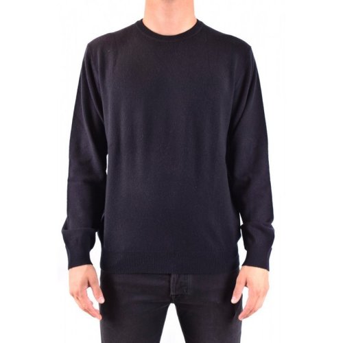 Z ZEGNA/Z ZEGNA 男士黑色棉質長袖T恤 VTH10 ZZ110 K09