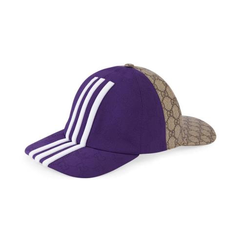  GUCCI古馳 22年秋冬 男士 adidas x Gucci聯(lián)名系列雙面棒球帽 719406 4HAS4 9771