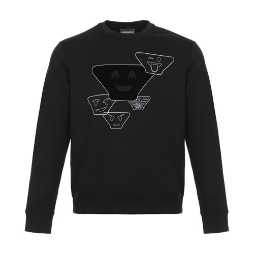 Emporio Armani/安普里奧阿瑪尼 男衛(wèi)衣 混紡圓領(lǐng)長(zhǎng)袖衛(wèi)衣運(yùn)動(dòng)衫 6Z1MS2 1JTYZ