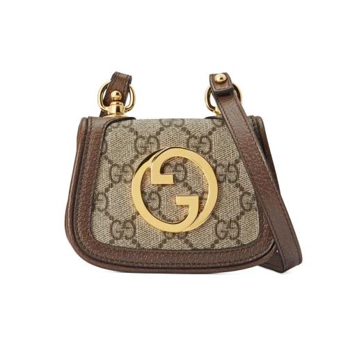  GUCCI古馳 22年秋冬 男士 Gucci Blondie系列飾肩帶錢包 698635 K9GSG 8358