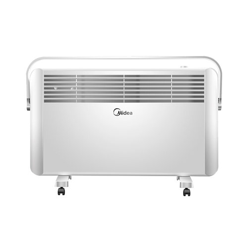 Midea/美的 取暖器NDY-DN 電散熱器 歐式快熱家用 內(nèi)置加濕防水2000W