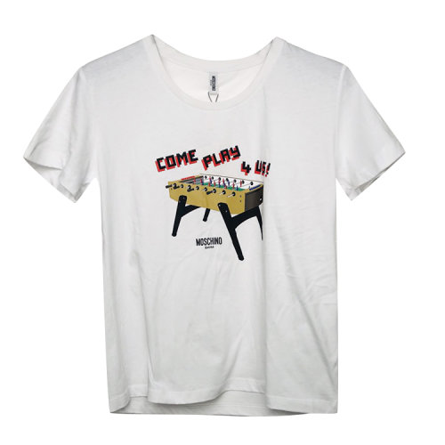 MOSCHINO/莫斯奇諾 白色女士短袖 4 T1924 5504