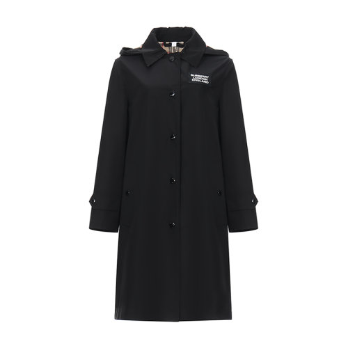 BURBERRY/博柏利  巴寶莉女裝 女士聚酯纖維時尚百搭連帽外套大衣 80227311
