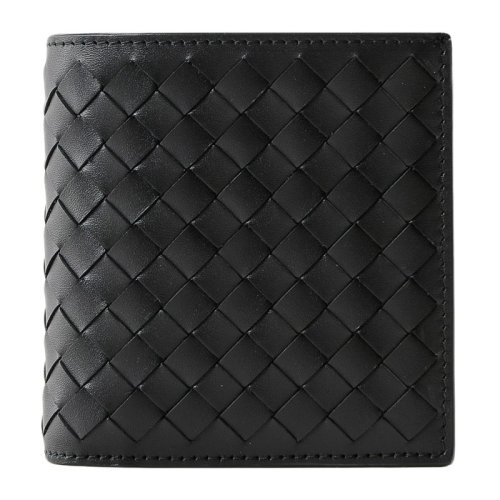 Bottega Veneta/寶緹嘉 男士小牛皮經典編織短款錢包錢夾