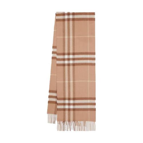  BURBERRY 22年秋冬 女士 經典格紋羊絨圍巾 80163991