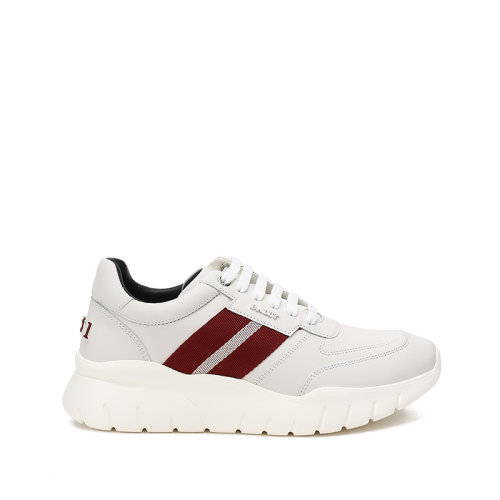 BALLY/巴利  男士皮質(zhì)系帶休閑運(yùn)動鞋條紋 BLERRY