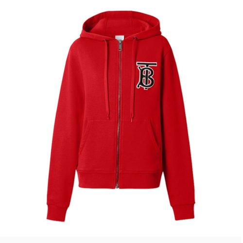  BURBERRY/博柏利 女士紅色棉質衛(wèi)衣 8021151 PLFSX