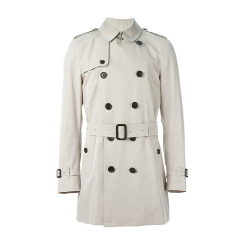 BURBERRY/博柏利 中長款男士風衣 3983340 石頭色