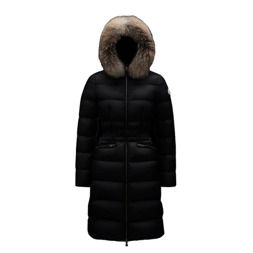 Moncler/蒙克萊 21年秋冬新款 BOEDIC系列 女士黑色輕質尼龍派克大衣羽絨服H20931C000675396Q999