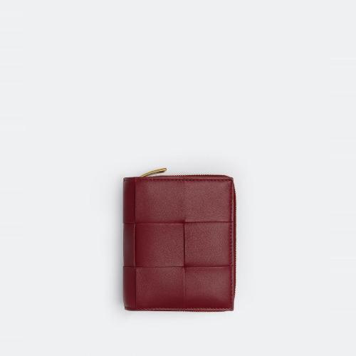  BV葆蝶家 22年秋冬 女士 錢包 portefeuille zippe a deux volets 701458VCQC16208