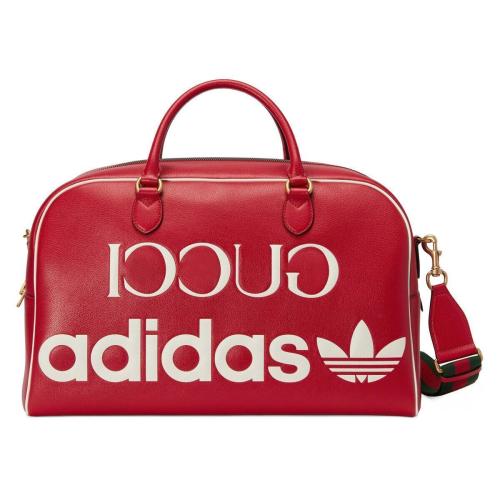  GUCCI古馳 22年秋冬 男士 adidas x Gucci聯名系列大號旅行包 702422 U3ZCT 6563
