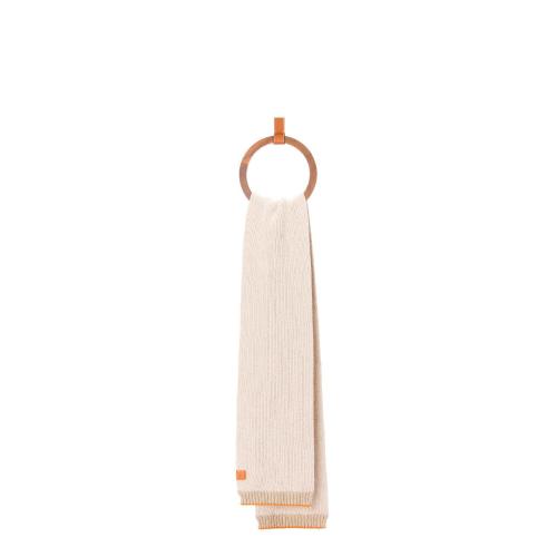  LOEWE羅意威 22年春夏 女士 圍巾 Ribbed knit scarf in wool F000487XB2-2109