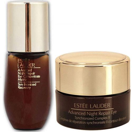 Estee Lauder/雅詩蘭黛 小棕瓶二合一密集修護眼精華5ml+特潤修護眼部精華霜5ml