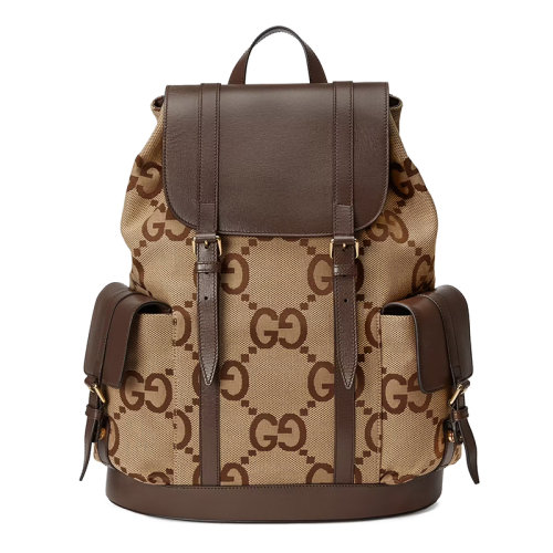 GUCCI/古馳 GGjumbo系列 男士老花帆布皮革雙肩背包?678829UKMEG2569