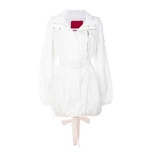 Moncler/蒙克萊 蒙口 女裝品牌字母腰帶女士連帽風衣 491000564140002