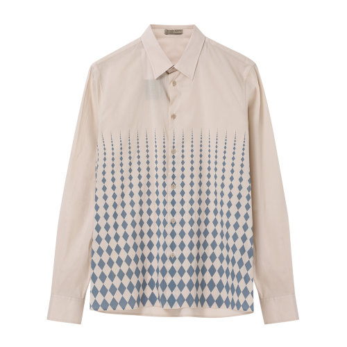 Bottega Veneta/葆蝶家 米色男士長袖襯衫