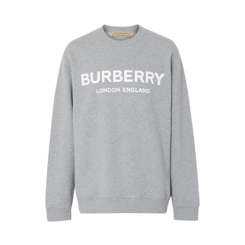 BURBERRY/博柏利 男裝 服裝 棉質LOGO標識長袖運動衫 男衛衣