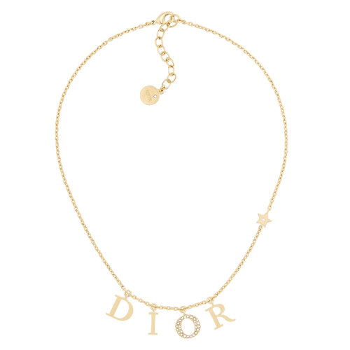 DIOR/迪奧 DIO（R）EVOLUTION系列 女士鍍金金屬DIOR字母項鏈N1308DVOCY_D301