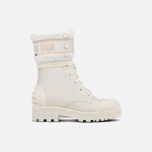  DIOR迪奧 22年秋冬 女士 短靴 Bottine D-Major KCI704VES_S43W 預定商品1-3周發貨