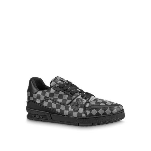  LV路易威登 22年秋冬 男士 休閑運(yùn)動鞋 Sneaker LV Trainer 1A9J7R 1A9J7S 1A9J7T 1A9J7H 1A9J
