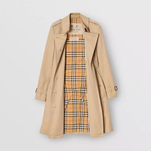  BURBERRY 22年秋冬 女士 切爾西版型 - 中長款 Heritage Trench 風衣 40733761 預定商品1-3周發貨