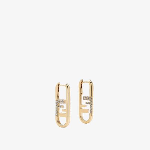  FENDI芬迪 22年秋冬 女士 耳環 O’Lock Earrings 8AH449A44GF089U