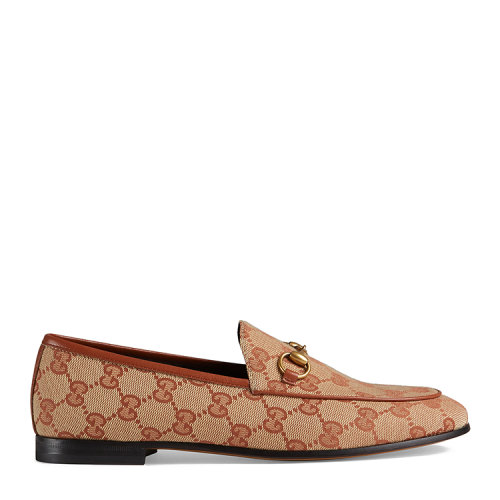 GUCCI/古馳 Gucci Jordaan系列GG帆布樂福鞋431467KY980