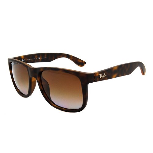 Ray-Ban/雷朋 男女款太陽鏡 RB4181F 902/51 57mm 時尚休閑玳瑁色鏡框茶色漸變鏡片墨鏡眼鏡