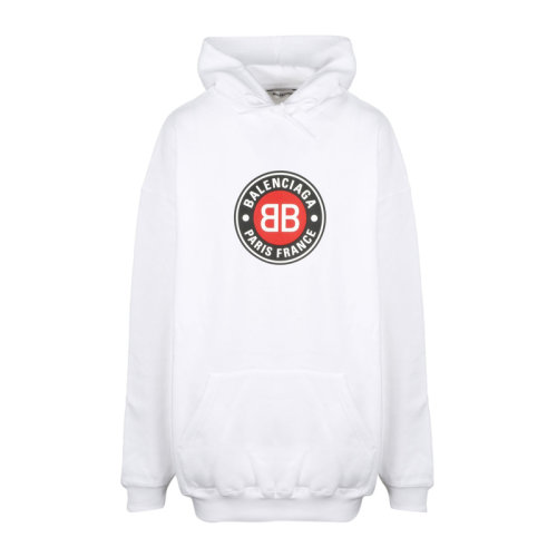 BALENCIAGA 巴黎世家  女裝 服飾 棉質(zhì)經(jīng)典logo款連帽衛(wèi)衣 女衛(wèi)衣