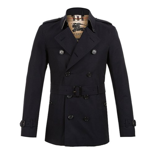  BURBERRY/博柏利 男士黑色棉質大衣 3980212 PLFSX