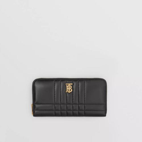  BURBERRY 22年秋冬 女士 Lola – 絎縫皮革蘿納全拉鏈錢夾 80623401