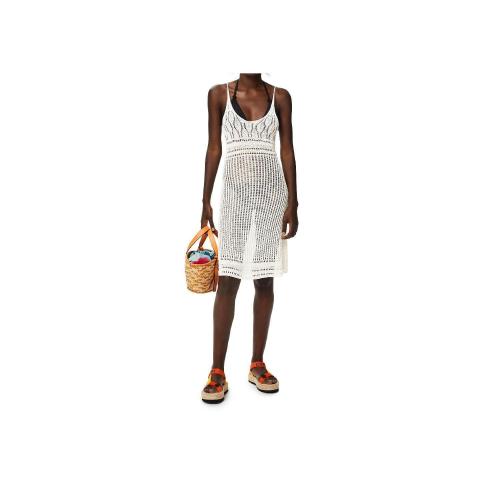  LOEWE羅意威 22年秋冬 女士 連衣裙 Strappy dress in viscose S616Y15K15-2120