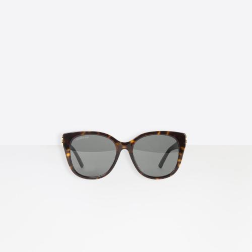  BALENCIAGA巴黎世家 22年春夏 女士 太陽眼鏡 ADJUSTED FIT DYNASTY CAT SUNGLASSES 628247T00 預(yù)定商品1-3周發(fā)貨