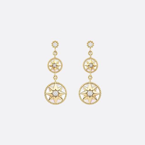  DIOR迪奧 22年秋冬 女士 耳環(huán) Rose des Vents 耳環(huán) JRDV95148_0000 預(yù)定商品1-3周發(fā)貨