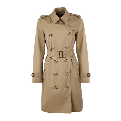 BURBERRY/博柏利肯辛頓版型中長(zhǎng)款女士風(fēng)衣8045774