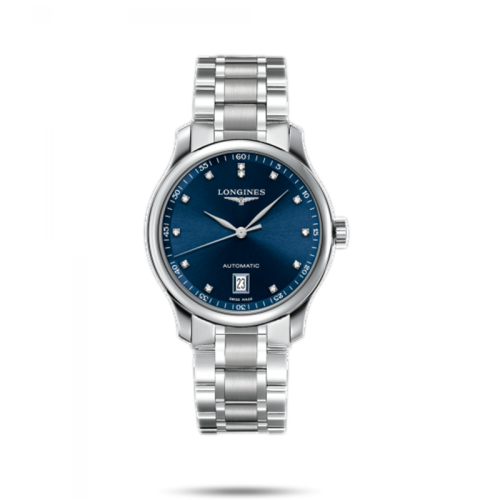 LONGINES/浪琴 名匠系列 精鋼 鉆石刻度 日期顯示 自動機械 男士腕表 L2.628.4.97.6