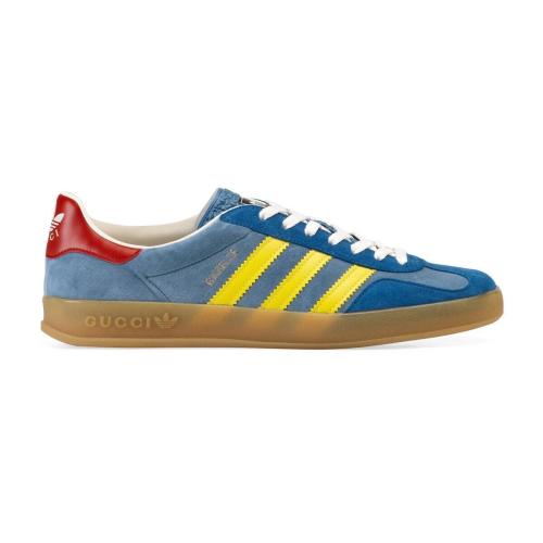  GUCCI古馳 22年秋冬 男士 adidas x Gucci聯名系列男士Gazelle運動鞋 707848 9STU0 4860