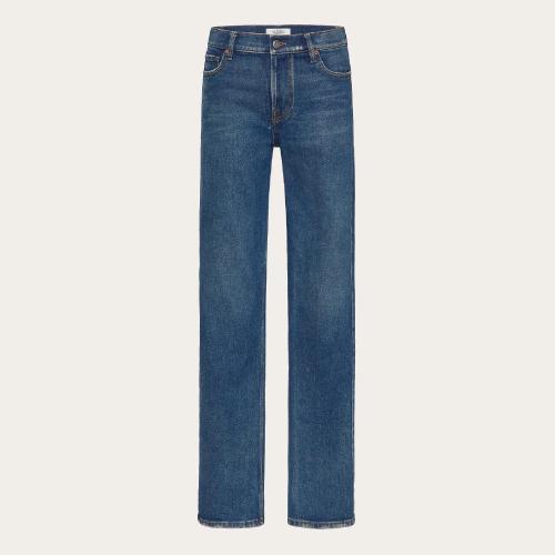  VALENTINO華倫天奴 22年秋冬 女士 牛仔褲 JEAN EN DENIM BLEU DéLA_Vé XB3DD12N6UV528