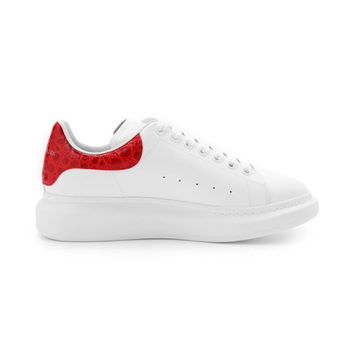 Alexander McQueen/亞歷山大麥昆 格紋小牛皮運(yùn)動(dòng)鞋 簡約款 625162 WIAFX 9676