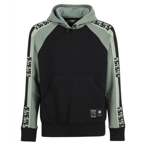  FENDI/芬迪 男士黑色滌綸衛衣 FAF588 A529 F1DS9 PLFSX